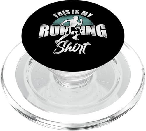 Laufläufer Halbmarathon Vintage This Is My Running PopSockets PopGrip für MagSafe von Funny Running Jogging Jogger HD0