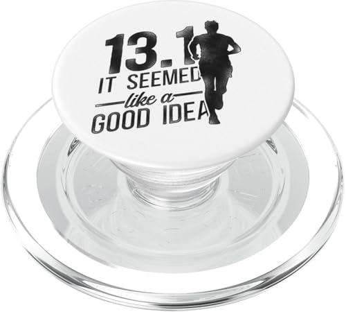 Running Runner Halbmarathon Halbmarathon Vintage 13.1 It PopSockets PopGrip für MagSafe von Funny Running Jogging Jogger HD0