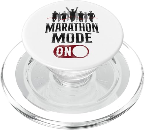 Running Runner Halbmarathon Vintage Marathon Modus On PopSockets PopGrip für MagSafe von Funny Running Jogging Jogger HD0