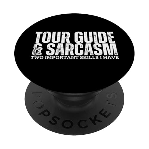 Reiseleiter und Sarkasmus Funny Safari Tour Guide PopSockets Klebender PopGrip Reiseleiter und Sarkasmus Funny Safari Tour Guide PopSockets Klebender PopGrip von Funny Safari Tour Guide Outfit