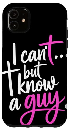 Ich kann nicht, aber ich kenne einen Kerl Jesus Cross Lustiger Christ Hülle für iPhone 11 von Funny Sarcastic Christian Clothing