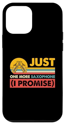 Hülle für iPhone 12 mini Just One More Saxophon I Promise von Funny Saxophone Instrument Player Band Merch