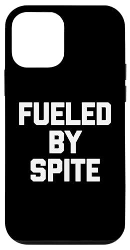 Hülle für iPhone 12 mini Fueled By Spite – lustiger Spruch sarkastisch niedlich cool Neuheit von Funny Sayings & Funny Designs