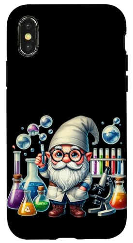 Medical Lab Scientist Nerd Gnome Dad For Chemistry Professor Hülle für iPhone X/XS von Funny Scientist Gnome Stuff And Science Nerd Gifts