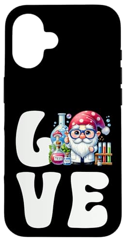 Nerdy Scientist Accessories Chemistry Gnome Dad Love Science Hülle für iPhone 16 von Funny Scientist Gnome Stuff And Science Nerd Gifts