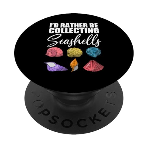 Bestes Muschel-Design für Männer und Frauen, Muschelsammler PopSockets Klebender PopGrip von Funny Seashell Gift Beach Conch