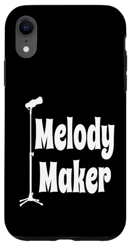 Melody Maker Sänger Lustiges Mikrofon Singen Humor Musical Hülle für iPhone XR von Funny Singer Gifts