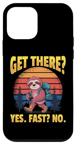 Hülle für iPhone 12 mini Faultier Wandern Berge Anfahren? Ja. Schnell? Nein. von Funny Sloth Hiking Graphics Co.