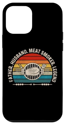 Hülle für iPhone 12 mini Father Husband Meat Smoker Legend - Vintage Grillen Dad von Funny Smoke Meat Sayings for BBQ Chefs