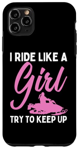 Hülle für iPhone 11 Pro Max Beste Schneemobil Kunst für Frauen Mädchen Schneemobilfahren Schneemobil von Funny Snowmobile Gift Snowmobiling Apparel