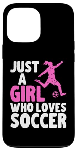 Hülle für iPhone 13 Pro Max Bestes Fußball-Design für Frauen Mädchen Fußballspieler Team Sport von Funny Soccer Gift Soccer Player Sport