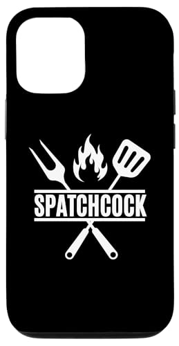 Hülle für iPhone 12/12 Pro Spatchcock Minimalist Grill Vatertag von Funny Spatchcock Thanksgiving Turkey