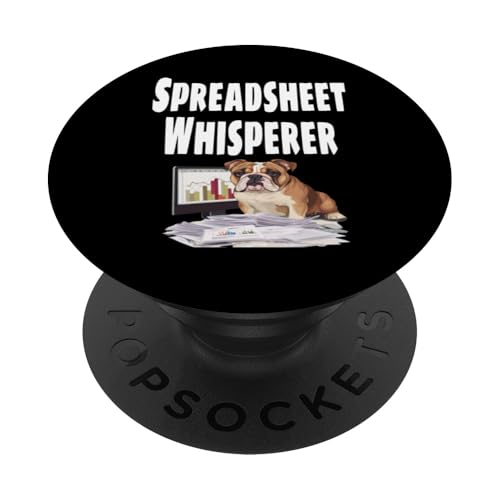 Lustiger Tabellenkalkulationsflüsterer Liebhaber, Datenanalyst, Zahlenfreak PopSockets Klebender PopGrip von Funny Spreadsheet Nerd Gifts