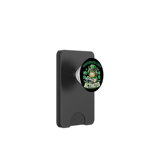 Gaming St. Patrick's Day Leprechaun Mode Aktiviert PopSockets PopWallet für MagSafe von Funny St. Patrick's day streetwear party design