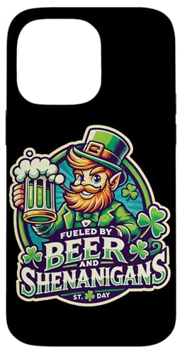 St. Patricks Day Bier Spaß Kobold Design Hülle für iPhone 14 Pro Max von Funny St. Patrick's day streetwear party design