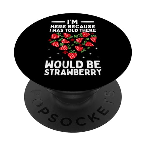 Cooles Erdbeer-Design für Männer und Frauen, Erdbeer-Fruchtliebhaber PopSockets Klebender PopGrip von Funny Strawberry Gift Fruit Apparel