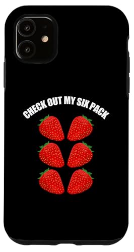 Hülle für iPhone 11 Cooles Erdbeer-Design, Erdbeer-Fruchtliebhaber für Männer und Frauen von Funny Strawberry Gift Fruit Apparel