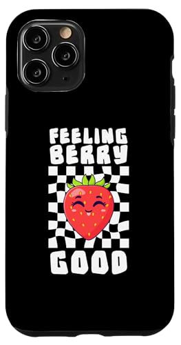 Hülle für iPhone 11 Pro Cooles Erdbeer-Design, Erdbeer-Fruchtliebhaber für Männer und Frauen von Funny Strawberry Gift Fruit Apparel