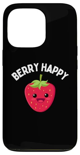 Hülle für iPhone 13 Pro Cooles Erdbeer-Design für Männer und Frauen, Erdbeer-Fruchtliebhaber von Funny Strawberry Gift Fruit Apparel