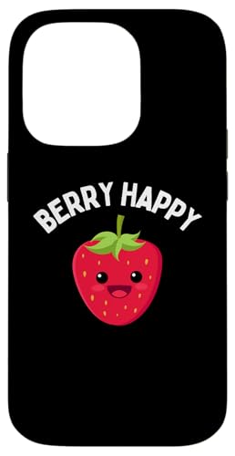 Hülle für iPhone 14 Pro Cooles Erdbeer-Design für Männer und Frauen, Erdbeer-Fruchtliebhaber von Funny Strawberry Gift Fruit Apparel