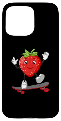 Hülle für iPhone 15 Pro Max Cooles Erdbeer-Design für Männer und Frauen, Erdbeer-Fruchtliebhaber von Funny Strawberry Gift Fruit Apparel