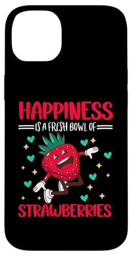 Hülle für iPhone 14 Plus Cooles Erdbeer-Design für Männer und Frauen, Erdbeer-Fruchtliebhaber von Funny Strawberry Gift Strawberry Fruit