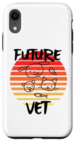 Hülle für iPhone XR Future Vet, Haustiere, Tiere, Tierarzt, Arzt, Hund, Katze von Funny Summer