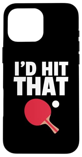 Hülle für iPhone 16 Pro Max Bestes Tischtennis-Design für Männer und Frauen, Spiele-Ping-Pong-Liebhaber von Funny Table Tennis Gift Ping Pong Lover Sport