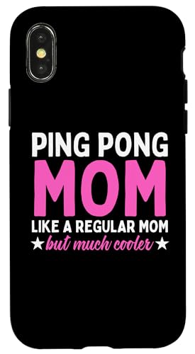 Hülle für iPhone X/XS Bestes Tischtennis-Design für Frauen, Ping-Pong-Liebhaber von Funny Table Tennis Gift Ping Pong Lover Sport