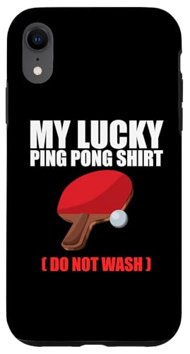 Hülle für iPhone XR Best Lucky Tischtennis-Spieler für Männer und Frauen von Funny Table Tennis Gift Ping Pong Lover Sport