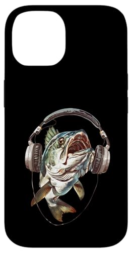 Hülle für iPhone 14 Tarpon Kopfhörer von Funny Tarpon Headphones Design