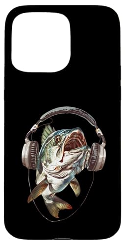 Hülle für iPhone 15 Pro Max Tarpon Kopfhörer von Funny Tarpon Headphones Design