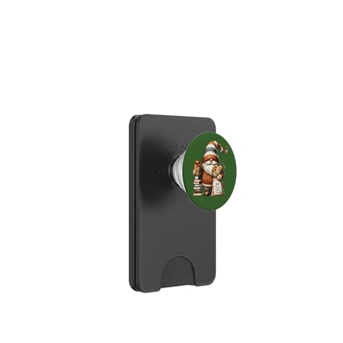 Christmas Teacher Gnome For Women Men With Cookies For Xmas PopSockets PopWallet für MagSafe von Funny Teacher Gifts For Men And Women With Gnomes