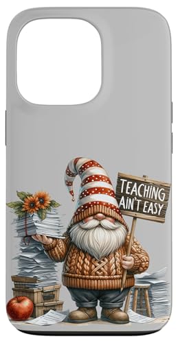 Hülle für iPhone 13 Pro High School Teacher Gnome Graphic For Women Funny Teacher von Funny Teacher Gifts For Men And Women With Gnomes