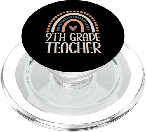 9. Klasse Lehrer Boho Regenbogen PopSockets PopGrip für MagSafe von Funny Teacher Gifts