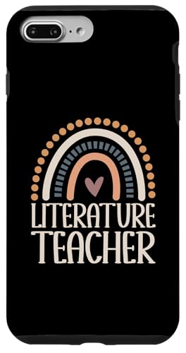 Hülle für iPhone 7 Plus/8 Plus Literaturlehrer Boho Regenbogen Literaturlehrer von Funny Teacher Gifts