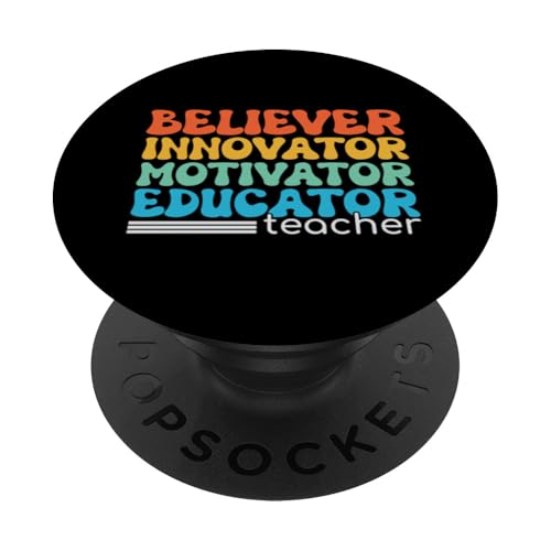 Lehrer Kunst Männer Frauen Lustige Schule Lehrer PopSockets mit austauschbarem PopGrip von Funny Teacher Gifts