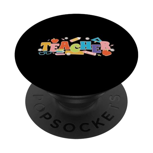 Lehrer Kunst Männer Frauen Lustige Schule Lehrer PopSockets mit austauschbarem PopGrip von Funny Teacher Gifts