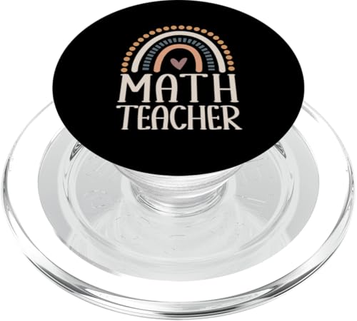 Mathematiklehrer Boho Regenbogen Mathematiklehrer PopSockets PopGrip für MagSafe von Funny Teacher Gifts