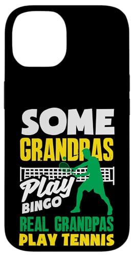 Hülle für iPhone 14 Manche Opas, echte Opas, spielen Tennis. von Funny Tennis Apparel & Gifts for Players & Fans