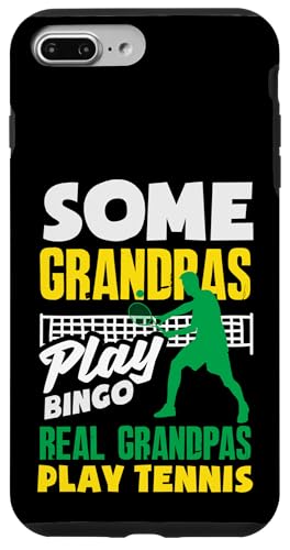 Hülle für iPhone 7 Plus/8 Plus Manche Opas, echte Opas, spielen Tennis. von Funny Tennis Apparel & Gifts for Players & Fans