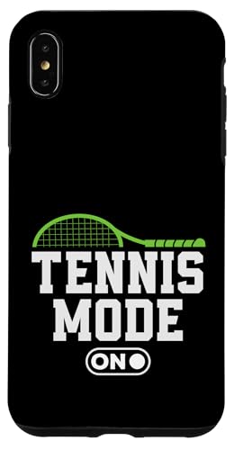 Hülle für iPhone XS Max Tennismodus auf energetischen Spielstimmungen von Funny Tennis Apparel & Gifts for Players & Fans