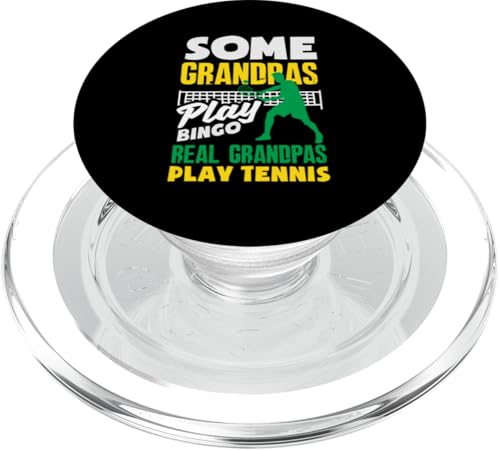 Manche Opas, echte Opas, spielen Tennis. PopSockets PopGrip für MagSafe von Funny Tennis Apparel & Gifts for Players & Fans