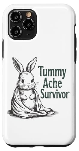 Überlebender Bauchschmerzen Überlebende Hülle für iPhone 11 Pro von Funny Tummy Ache Survivor Gifts for Women and Men