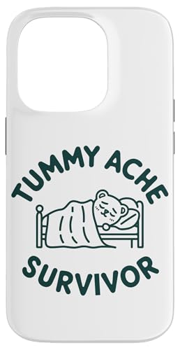 Überlebender Bauchschmerzen Überlebende Hülle für iPhone 14 Pro von Funny Tummy Ache Survivor Gifts for Women and Men