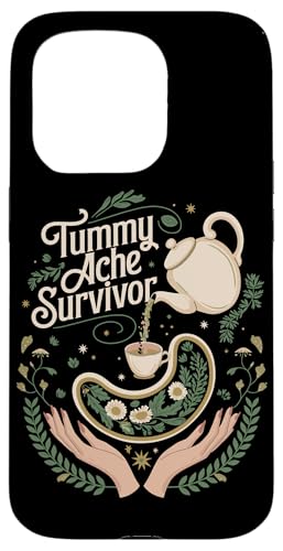 Überlebender Bauchschmerzen Überlebende Hülle für iPhone 15 Pro von Funny Tummy Ache Survivor Gifts for Women and Men