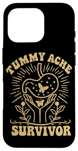 Überlebender Bauchschmerzen Überlebende Hülle für iPhone 16 Pro von Funny Tummy Ache Survivor Gifts for Women and Men