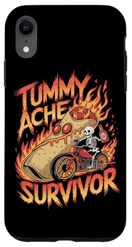 Überlebender Bauchschmerzen Überlebende Hülle für iPhone XR von Funny Tummy Ache Survivor Gifts for Women and Men