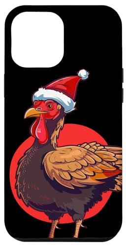 Hülle für iPhone 14 Pro Max Truthahn mit Nikolausmütze Kostüm für Jungen und Mädchen von Funny Turkey with Christmas Hat Outfit