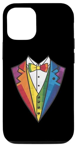 Hülle für iPhone 13 Pro Kleinkind Smoking Kostüm für Jungen, Kinder, Männer, niedlicher Regenbogen-Smoking von Funny Tuxedo Parties Wedding Prom Batchelor Design